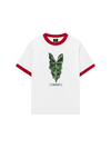 Áo Thun Ringer Relaxed Fit Tropical Alocasia Leaf