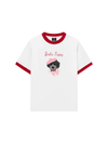 Áo Thun Ringer Relaxed Fit Animal Barbie Puppy