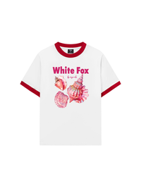 Áo Thun Ringer Relaxed Fit Ocean White Fox