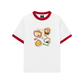 Áo Thun Ringer Relaxed Fit Sweet Pastry Cute Bento