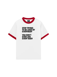 Áo Thun Ringer Relaxed Fit Life Vibe Be Yourself