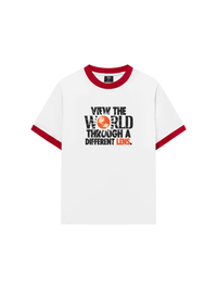 Áo Thun Ringer Relaxed Fit Be Bold View The World Through