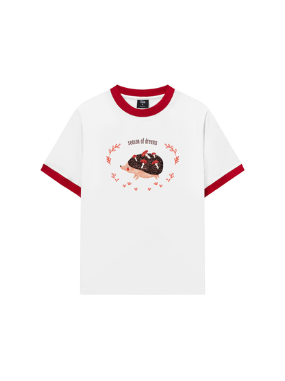 Áo Thun Ringer Relaxed Fit Autumn Season of Dreams