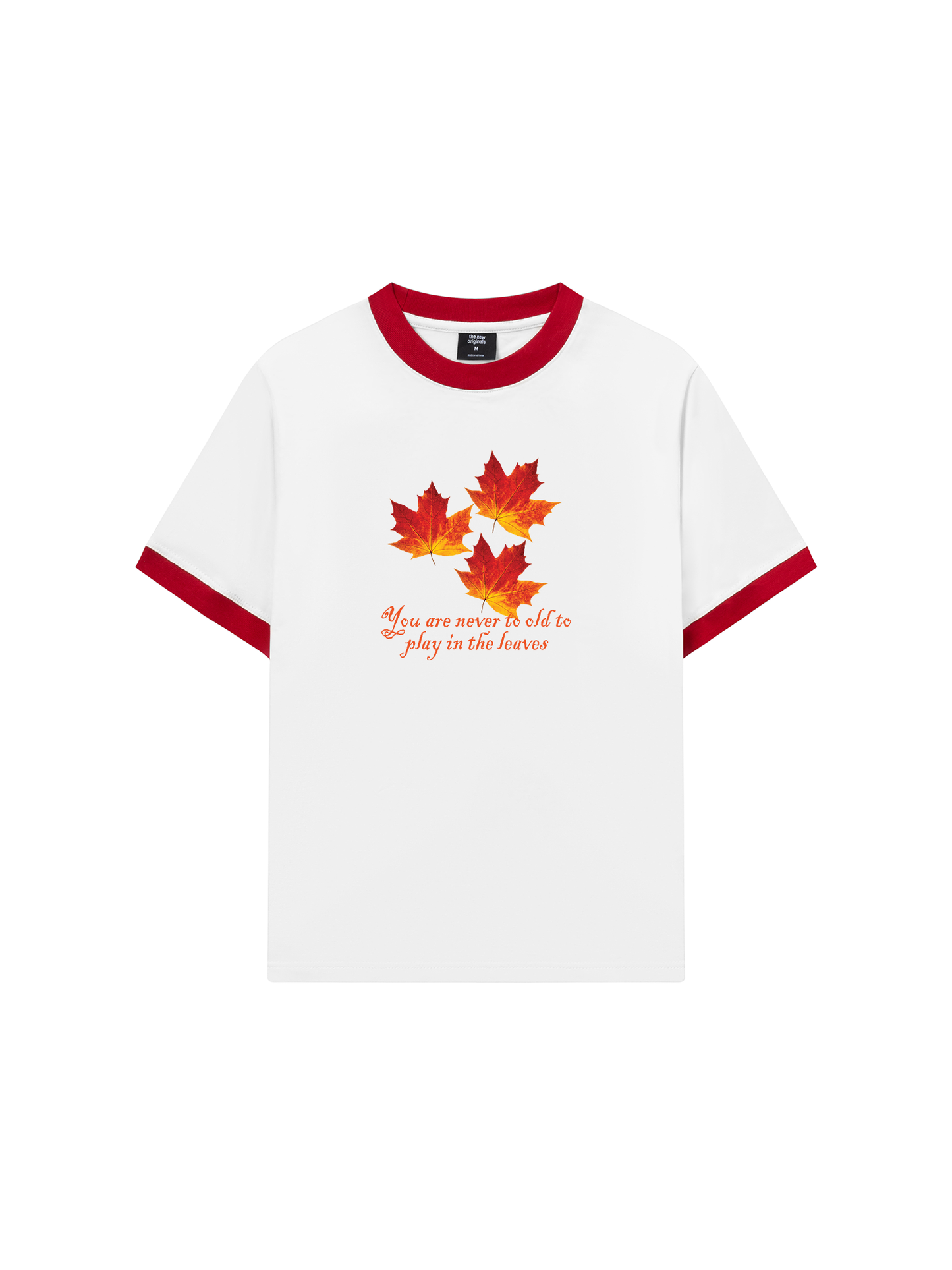 Áo Thun Ringer Relaxed Fit Autumn Play In The Leaves