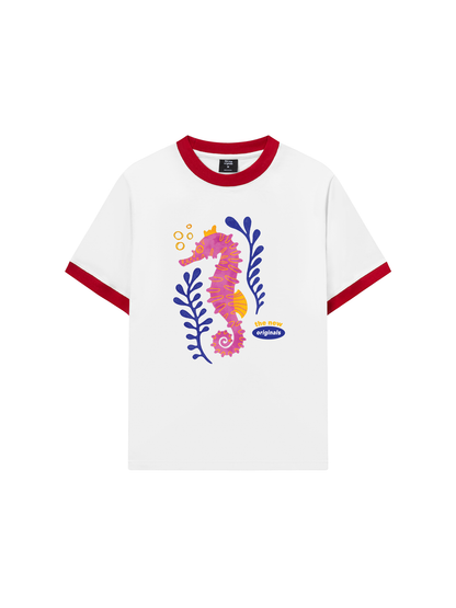 Áo Thun Ringer Relaxed Fit Sea Calling