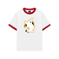 Áo Thun Ringer Relaxed Fit No Though Just Cat