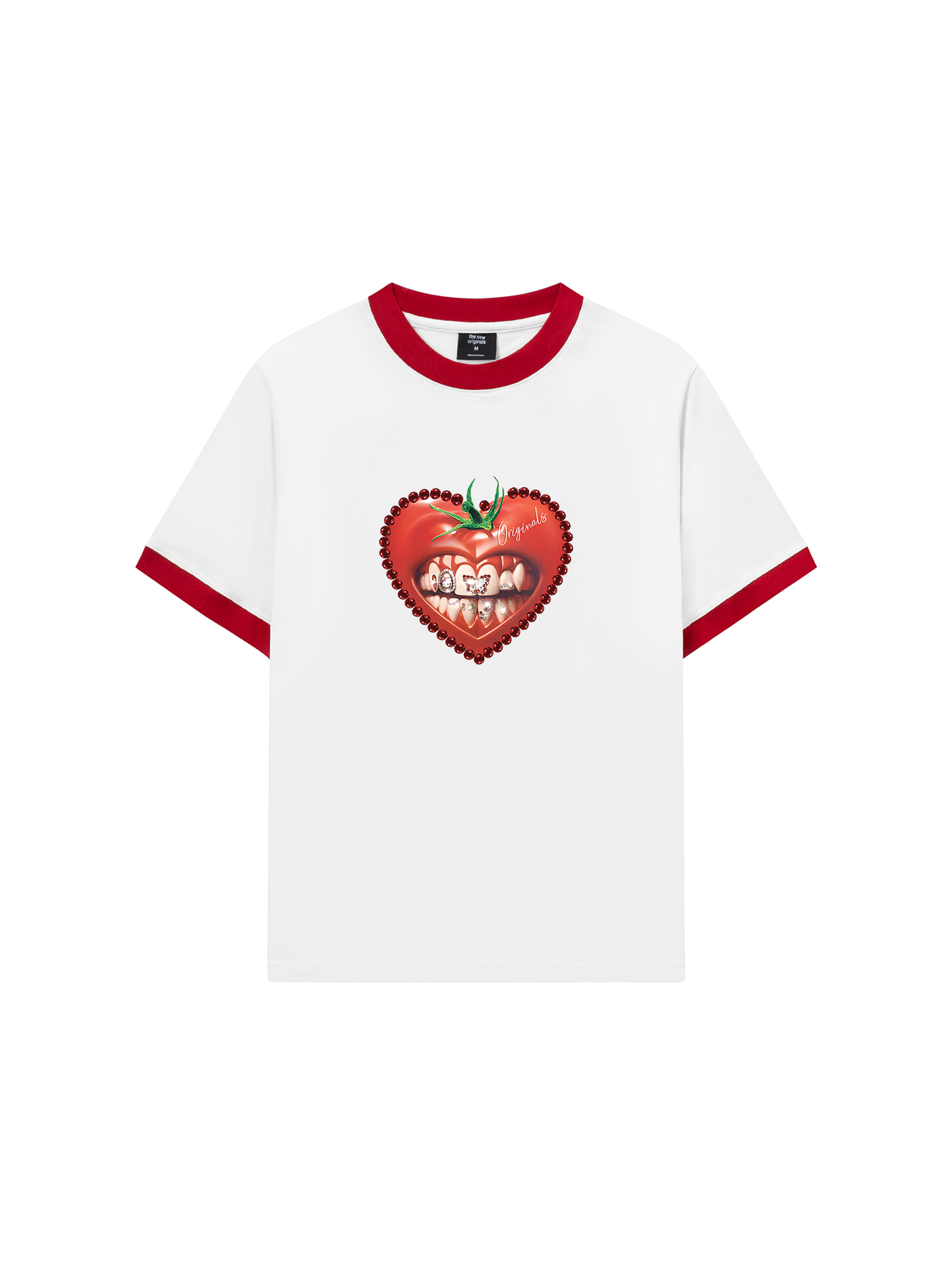 Áo Thun Ringer Relaxed Fit - Love Tomato Art Grills