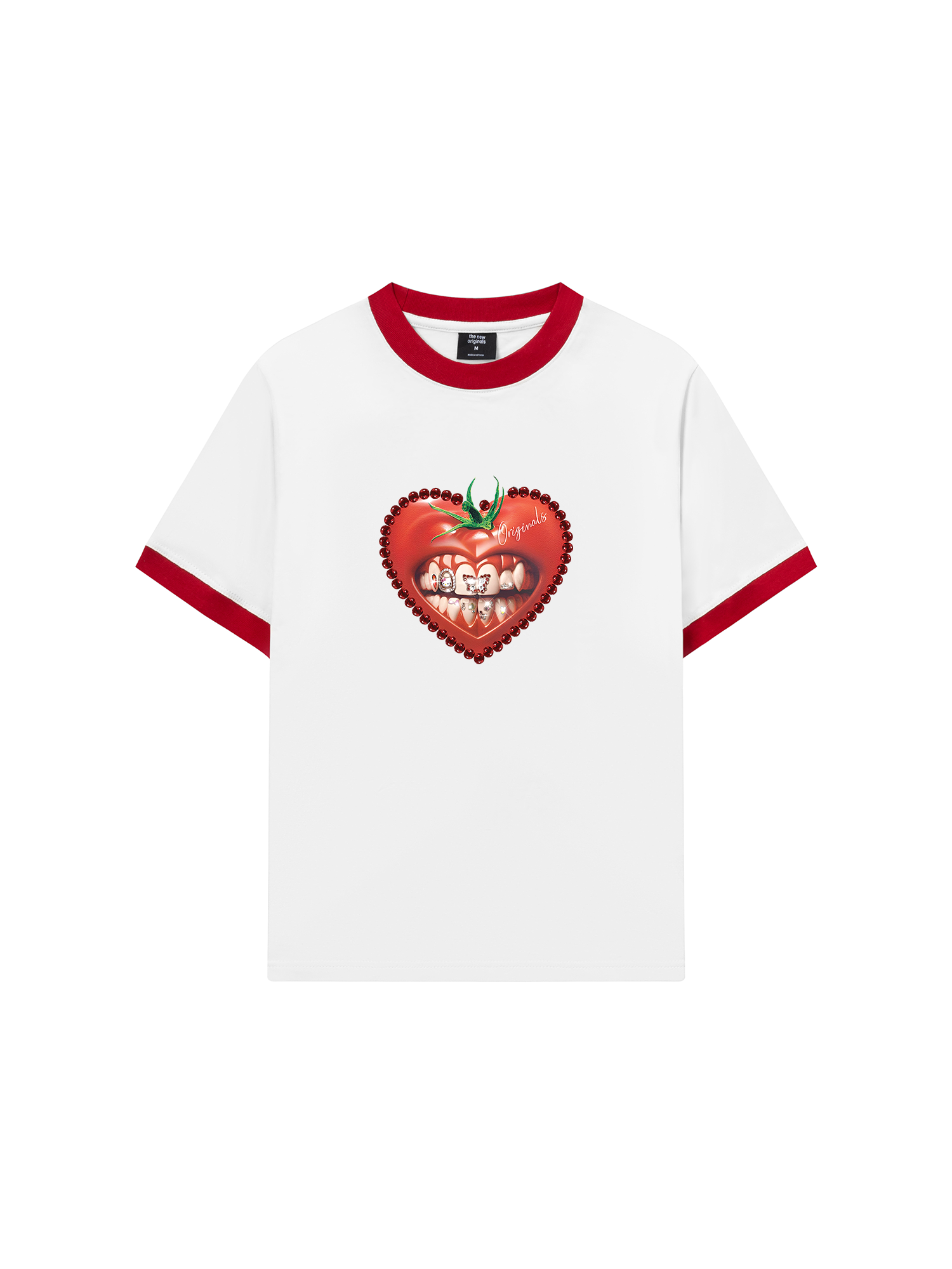 Áo Thun Ringer Relaxed Fit - Love Tomato Art Grills