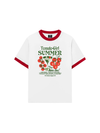 Áo Thun Ringer Relaxed Fit Suummer Vibes Tomato Girl