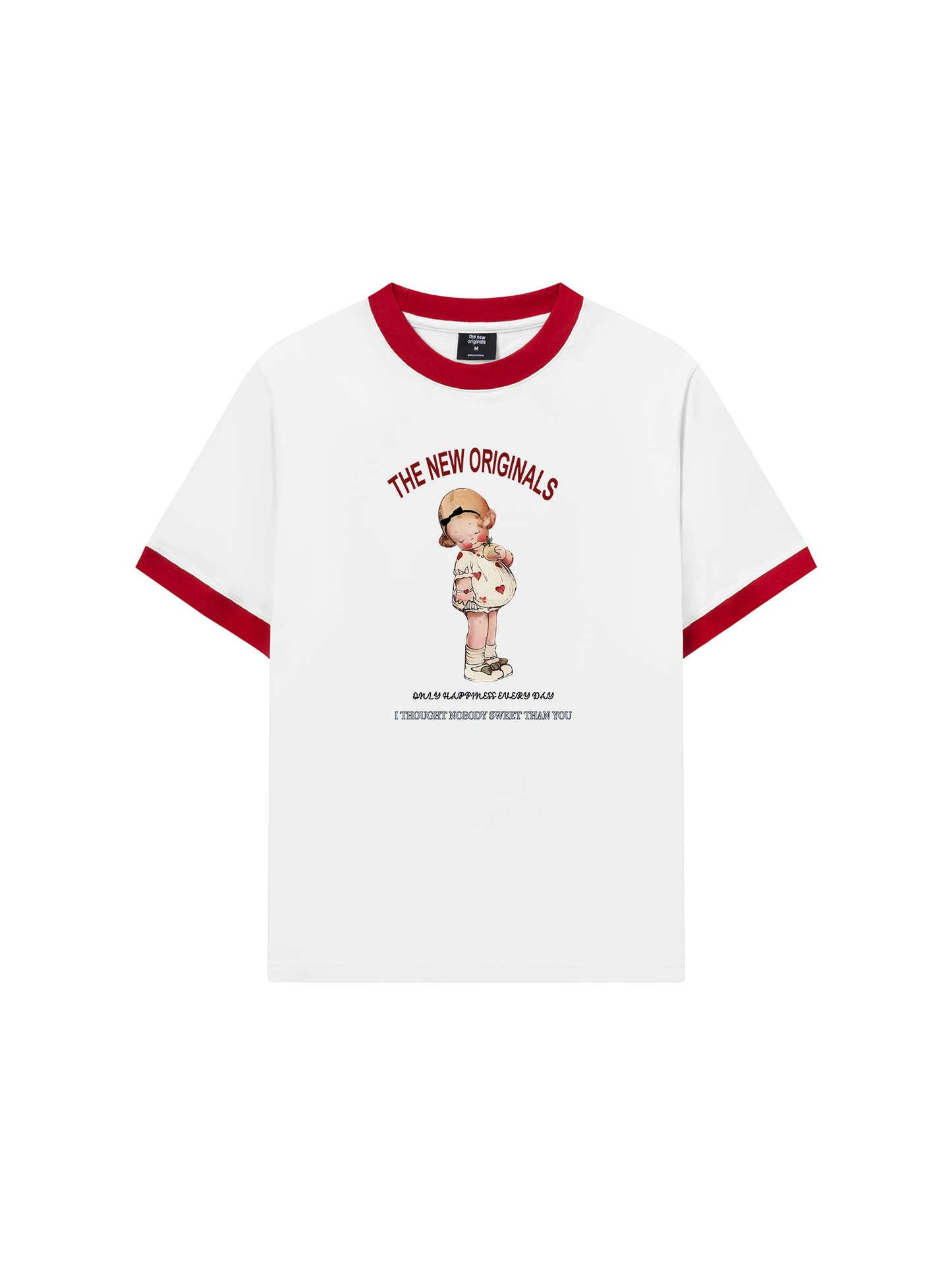 Áo Thun Ringer Relaxed Fit Only Happiness everyday