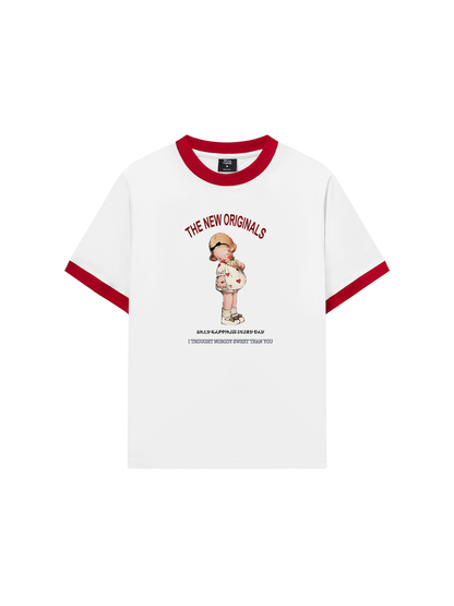 Áo Thun Ringer Relaxed Fit Only Happiness everyday
