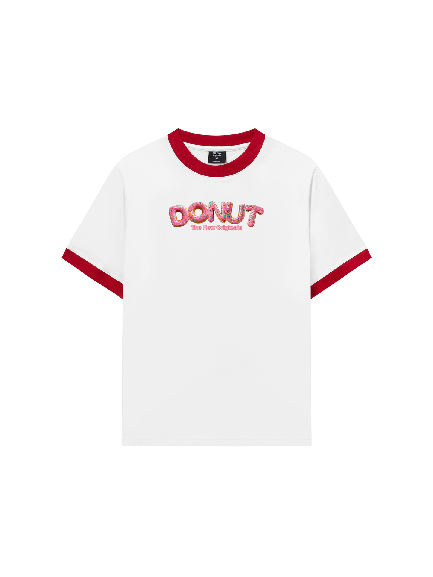 Áo Thun Ringer Relaxed Fit Foody Donut Sprinkles