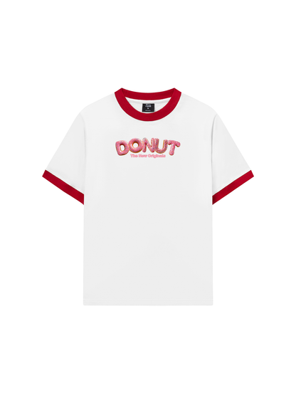 Áo Thun Ringer Relaxed Fit Foody Donut Sprinkles