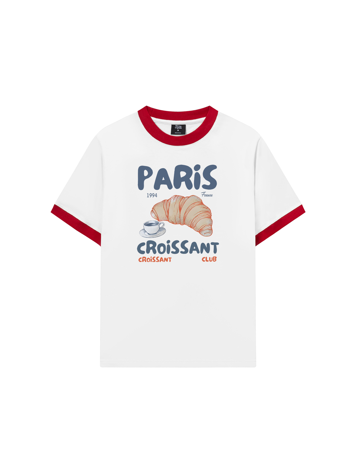 Áo Thun Ringer Relaxed Fit Paris Coissant