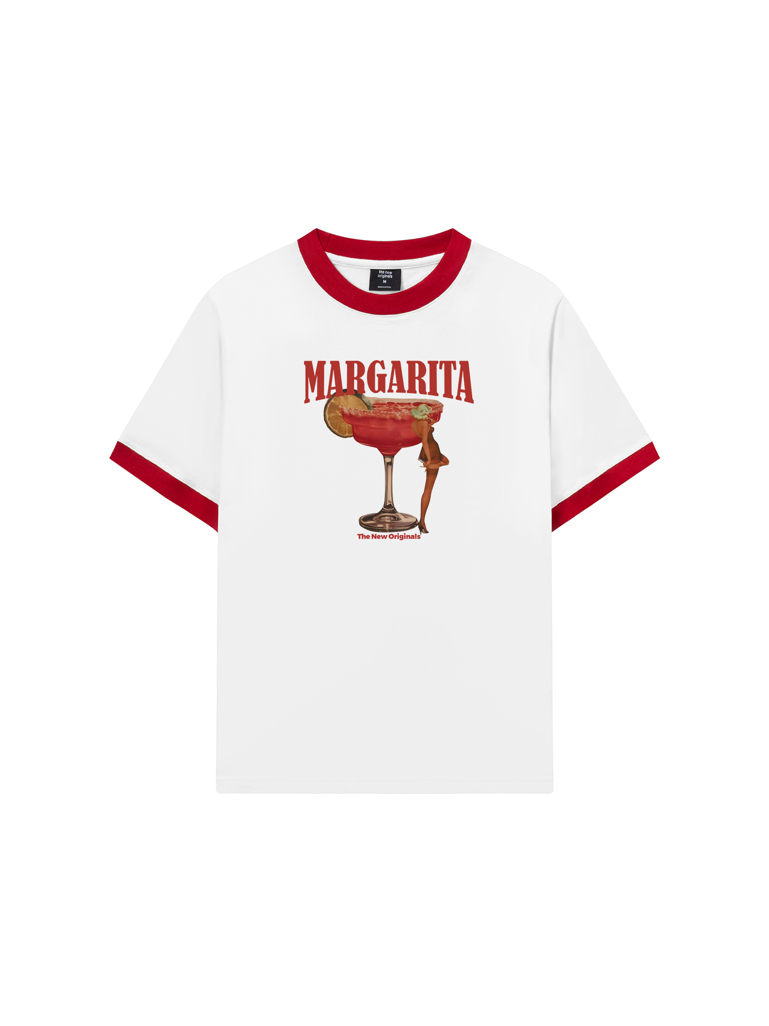 Áo Thun Ringer Relaxed Fit Fresh Margarita Retro