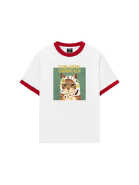 Áo Thun Ringer Relaxed Fit Lady cat