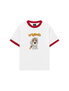 Áo Thun Ringer Relaxed Fit Animal Mood Puppy