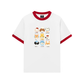 Áo Thun Ringer Relaxed Fit Animal Cute Puppy Things