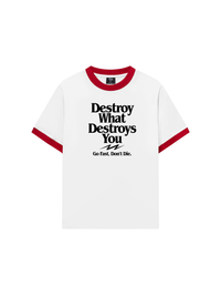 Áo Thun Ringer Relaxed Fit Life Vibe Destroy What Destroy You