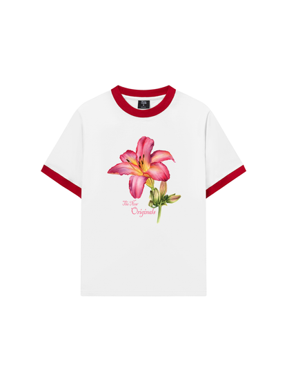 Áo Thun Ringer Relaxed Fit Lily Language