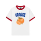 Áo Thun Ringer Relaxed Fit Summer Vibes Blue Orange