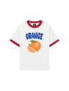 Áo Thun Ringer Relaxed Fit Summer Vibes Blue Orange