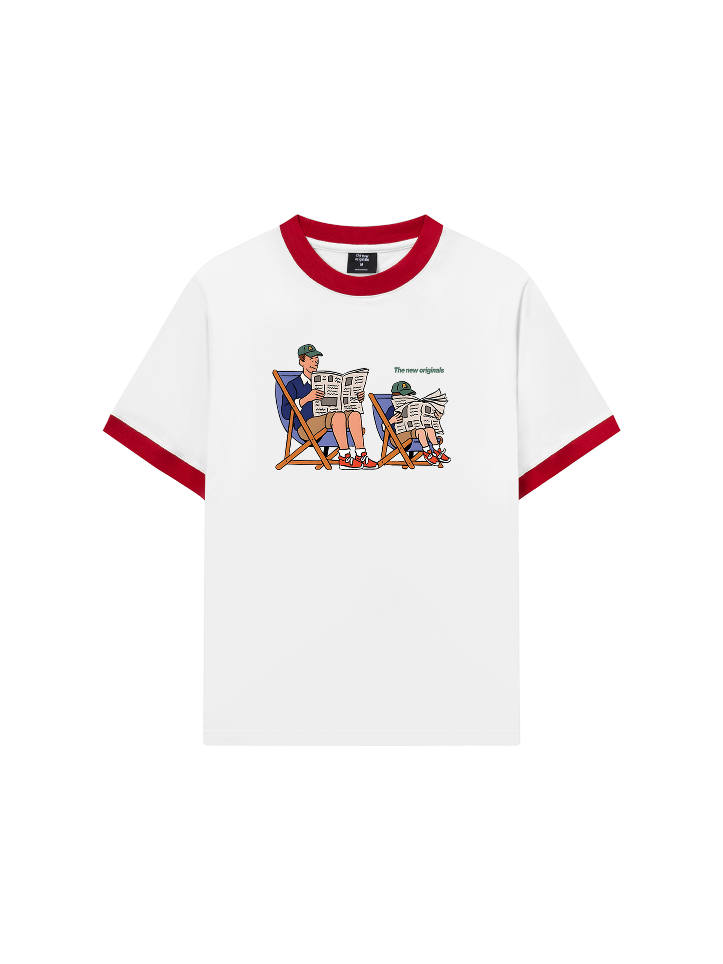 Áo Thun Ringer Relaxed Fit Let_s go out