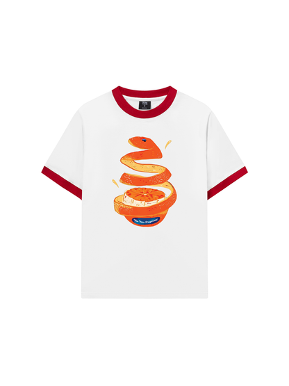 Áo Thun Ringer Relaxed Fit Orange Fruit