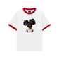 Áo Thun Ringer Relaxed Fit Colorful Diamond Hairpin Afro Girl