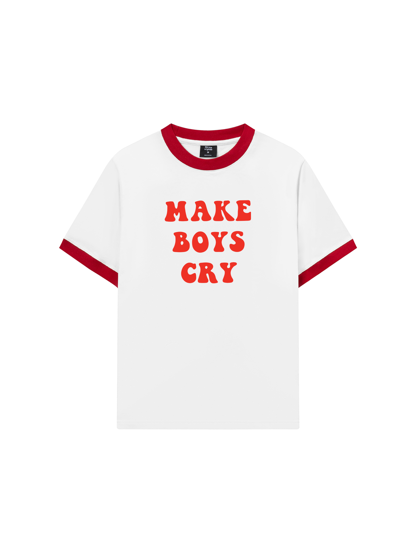 Áo Thun Ringer Relaxed Fit Make boys cry