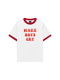 Áo Thun Ringer Relaxed Fit Make boys cry