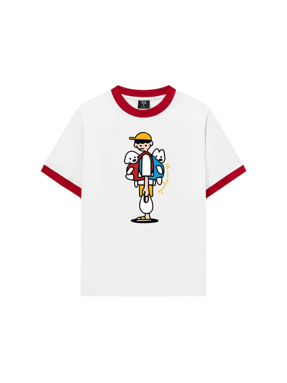 Áo Thun Ringer Relaxed Fit Let_s go