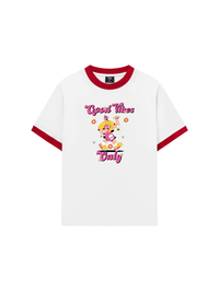 Áo Thun Ringer Relaxed Fit Weekend Goog Vibes Only