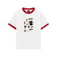 Áo Thun Ringer Relaxed Fit Sweet Pastry Cute Puppy Chocolate