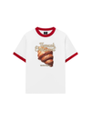 Áo Thun Ringer Relaxed Fit Foody French Croissant