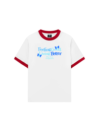 Áo Thun Ringer Relaxed Fit Be Bold Feeling Good Living Better