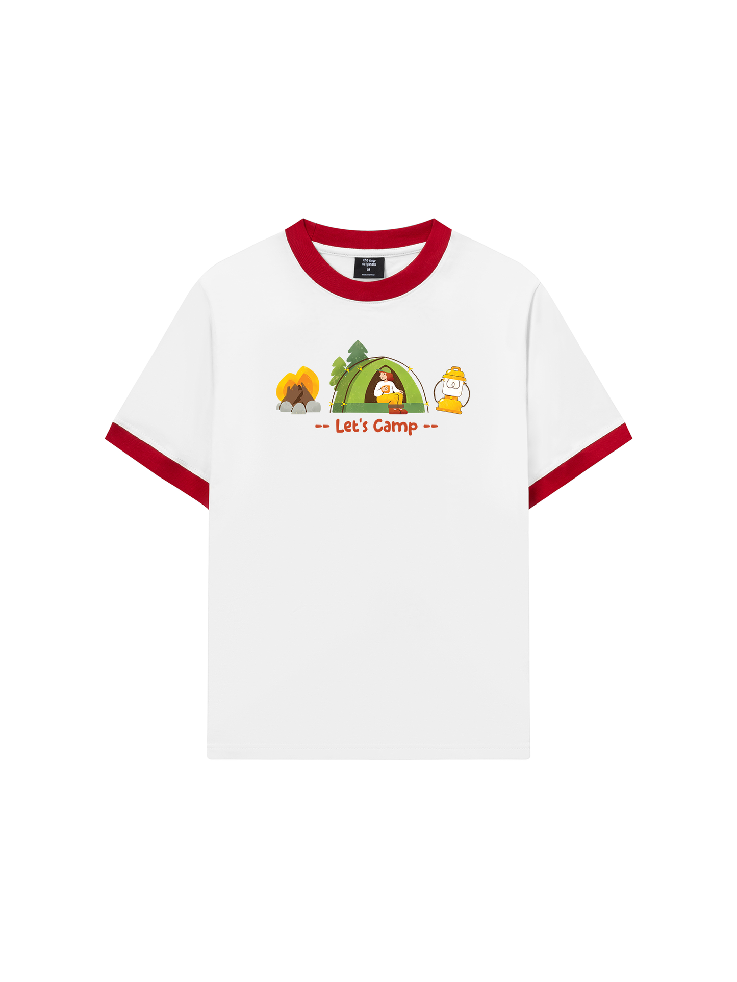 Áo Thun Ringer Relaxed Fit Let_s Camp