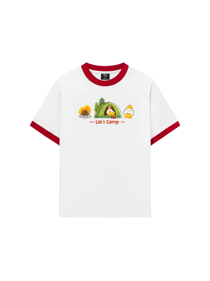 Áo Thun Ringer Relaxed Fit Let_s Camp