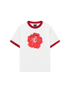 Áo Thun Ringer Relaxed Fit Summer Vibes Red Flower