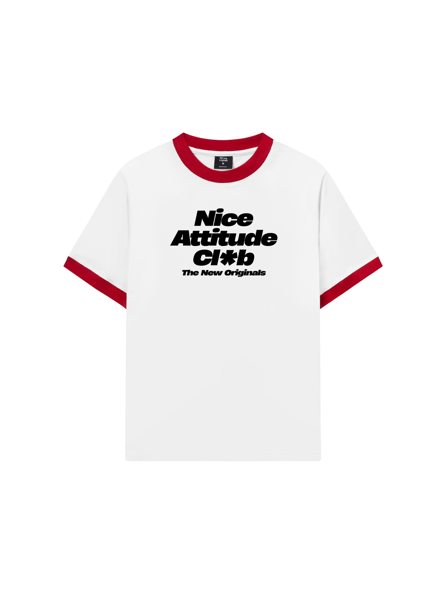 Áo Thun Ringer Relaxed Fit Life Vibe Nice Attitude