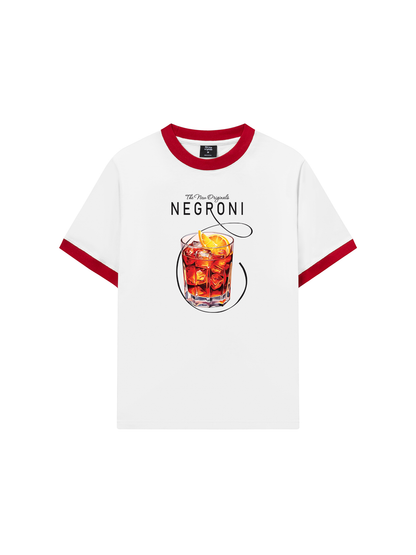 Áo Thun Ringer Relaxed Fit negroni