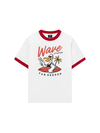 Áo Thun Ringer Relaxed Fit Ocean Duck Waves