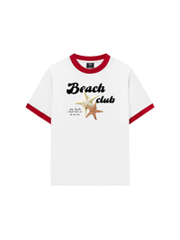 Áo Thun Ringer Relaxed Fit Ocean Beach Club