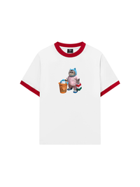 Áo Thun Ringer Relaxed Fit Animal Mood Mommy Meow