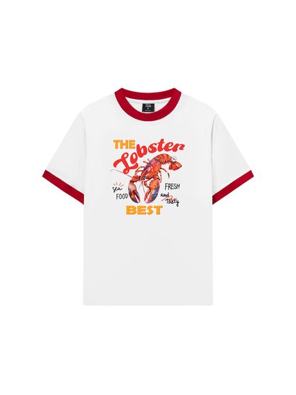Áo Thun Ringer Relaxed Fit Summer Vibes The Lobster