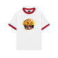 Áo Thun Ringer Relaxed Fit Flower Sun Knit Hat Cartoon Head