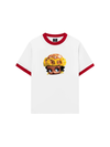 Áo Thun Ringer Relaxed Fit Flower Sun Knit Hat Cartoon Head