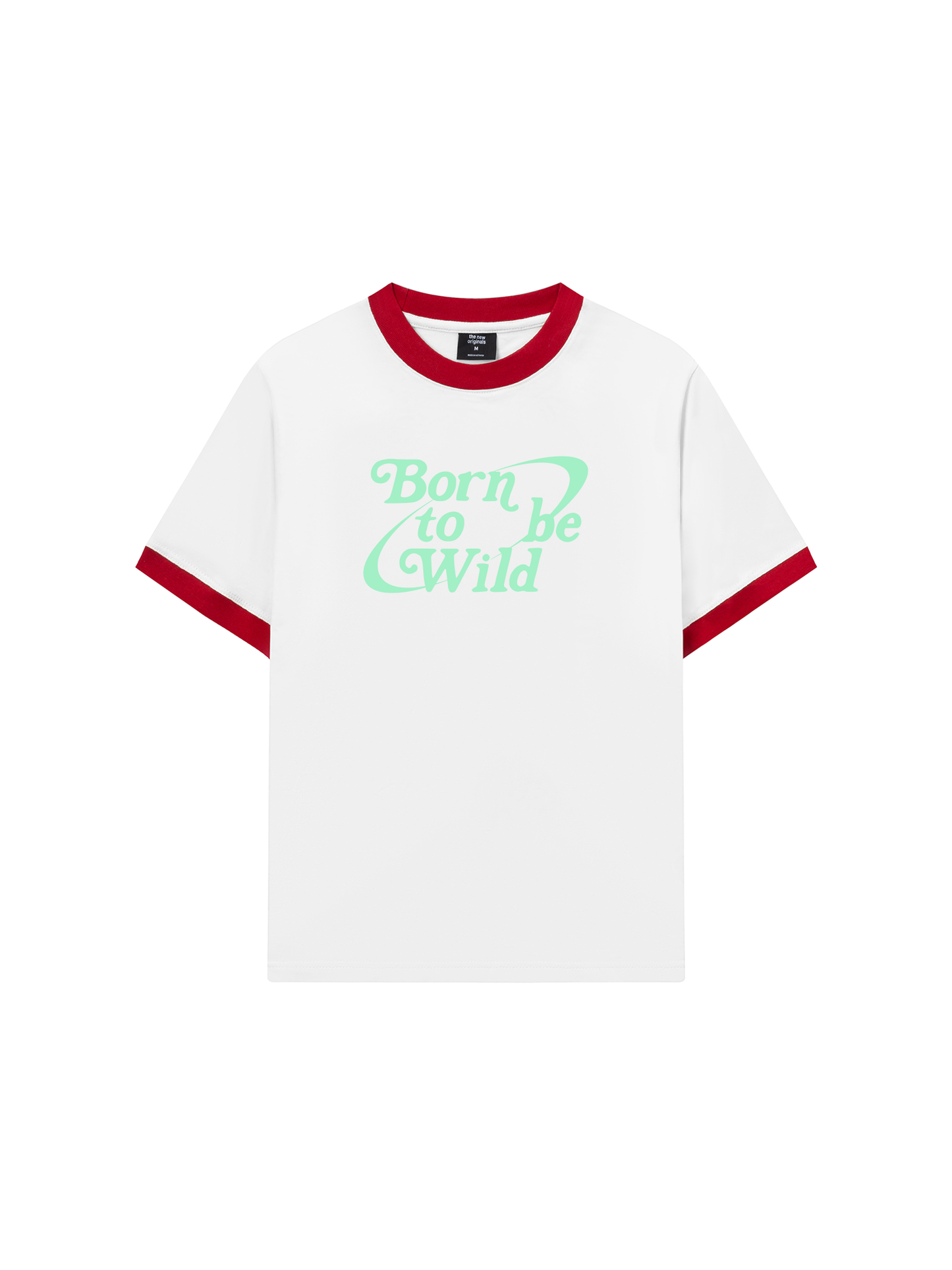 Áo Thun Ringer Relaxed Fit Born To Be Wild