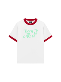 Áo Thun Ringer Relaxed Fit Born To Be Wild