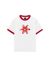 Áo Thun Ringer Relaxed Fit Pearl Lily Flower
